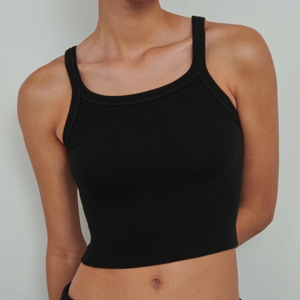 WARDROBE.NYC x HAILEY BIEBER RIBBED TANK